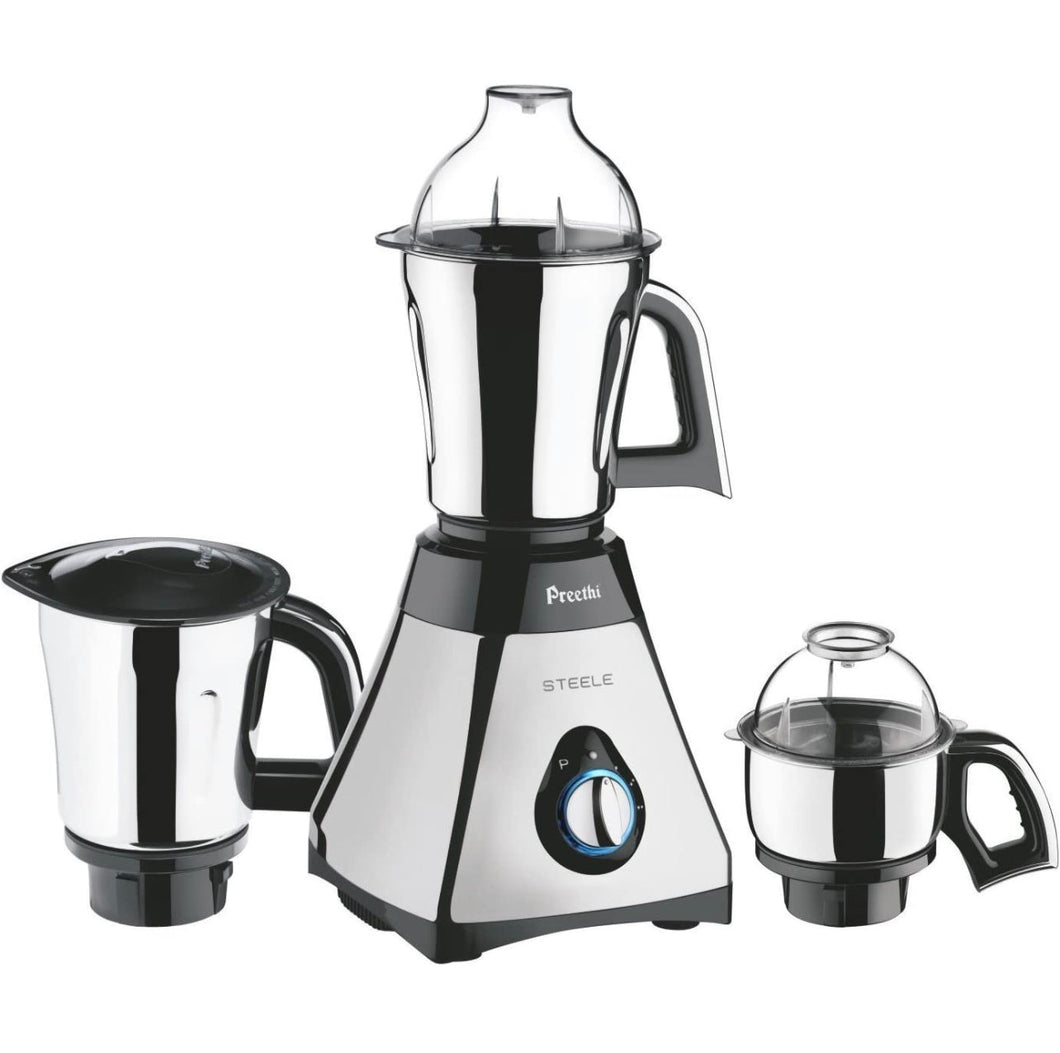 Preethi Steele Mixer Grinder - 3 Jar